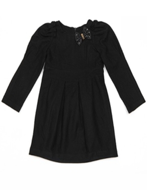 Girl coat black color